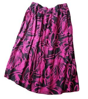 Holiday, Women’s Pleated Skirt Purple and Black - Size 12